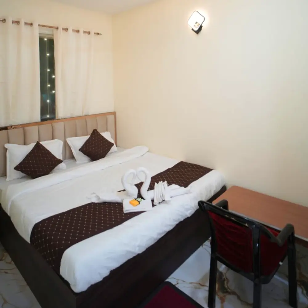 Family room at a family hotel in Varanasi